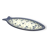 E19 Bunzlau middel groot Visbord 30x14cm 2415X Serveerschalen